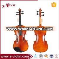 High Quality Entry-level Antique Style Oil Varnish Flamed Price Violin (AVL-362N)