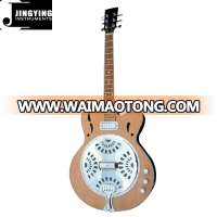 Wholesale Professional Best Selling Products Custom Natural Color Acoustic Electric Resonator Guitar